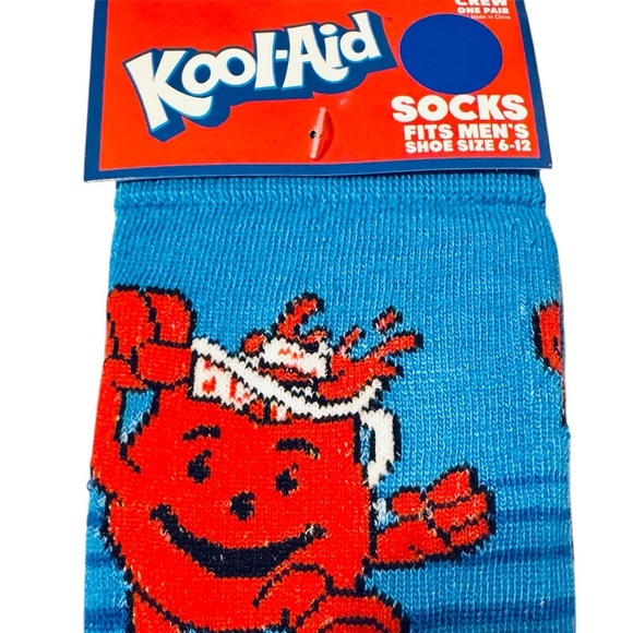 Kool-Aid Blue Crew Socks - Picture 3 of 3